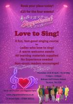 Join our "Love To Sing" event.